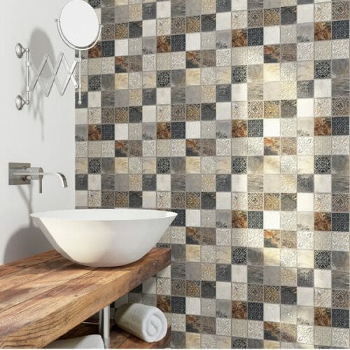 Deco Calzada Ardesia Deco Calzada Ardesia Mosaic Tile Feature Discount Perth