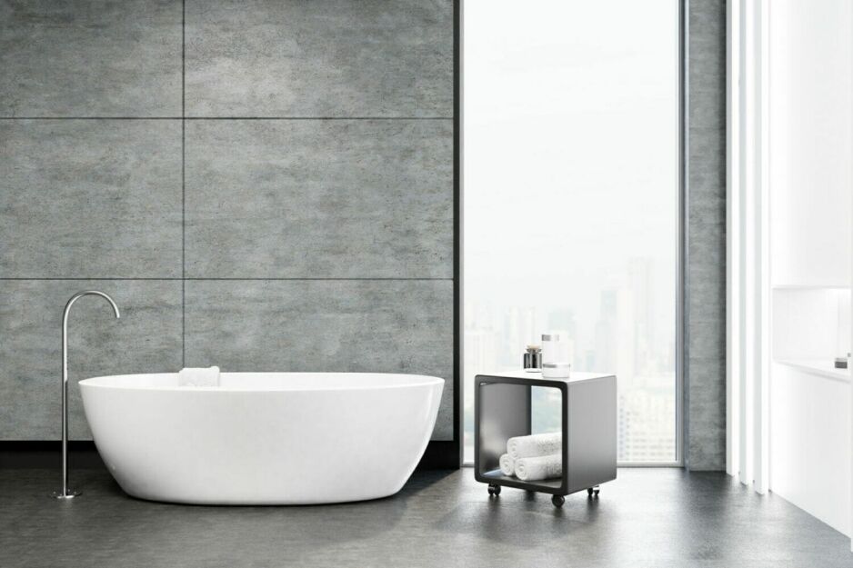 free-standing bath
