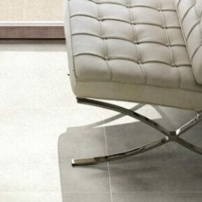 Vogue White Porcelain Floor Tile Installation