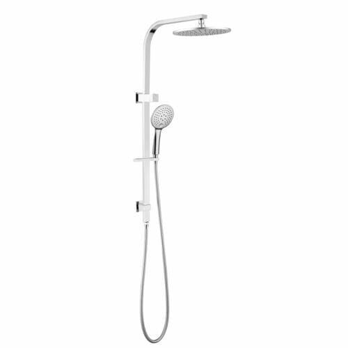 Celia/Bianca Twin Shower Round Chrome
