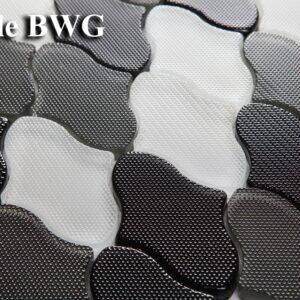 Ovale BWG tile - close up