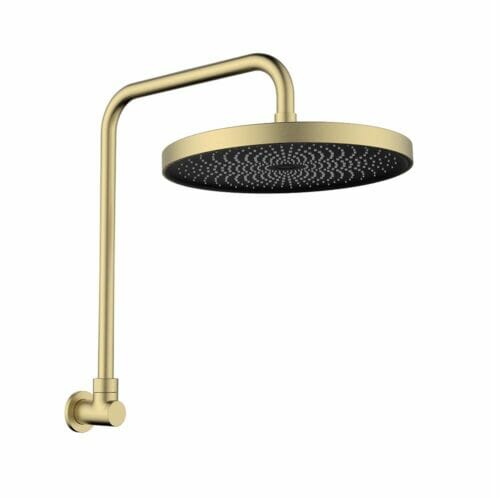 Gabe Gooseneck Shower - Brushed Gold