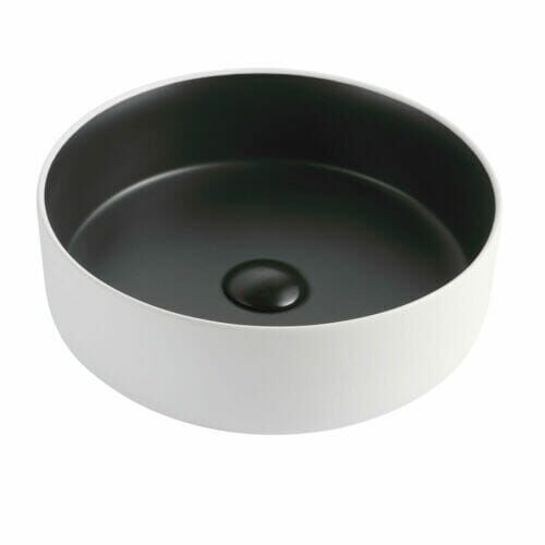 Olympic Vessel Basin White & Black Olympic Vessel White & Black