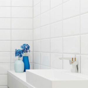 Romani Brillo Cotton Wall Tile Installation