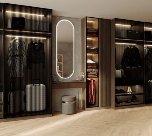 Great Great Gatsby Framed LED Mirror 600x1800mm Great Great Gatsby Framed LED Mirror 600x1800mm