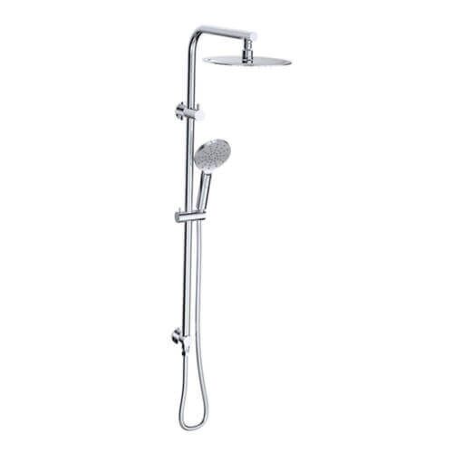 Sky Round Shower Rail Set Chrome