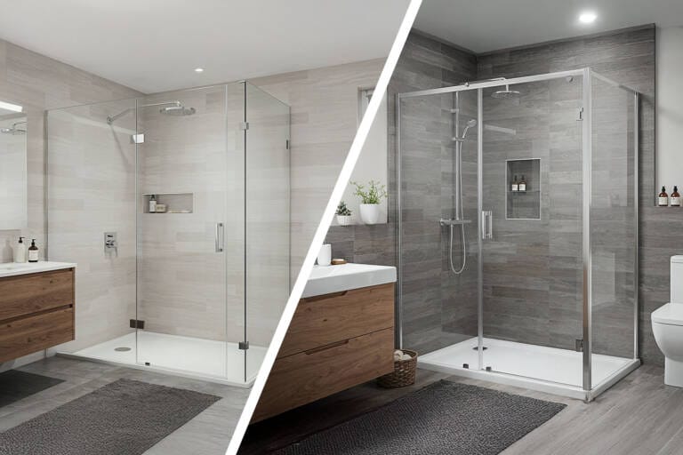 Frameless Shower Screens vs. Semi-Frameless