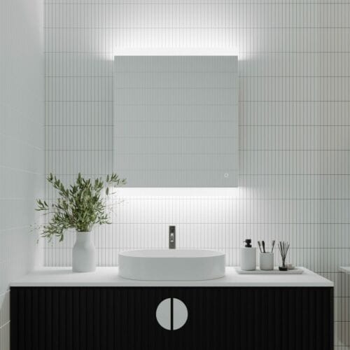 Miro LED Mirror 900x700mm With Bluetooth Speaker Miro LED Mirror 750mm