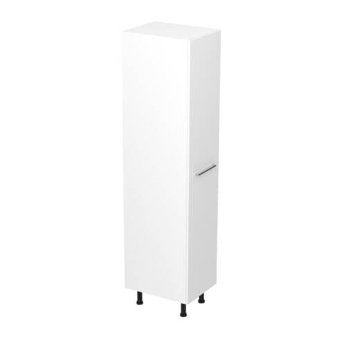 45cm Pull Out Pantry/Linen Cupboard with Sky Chrome Handel (Side View)