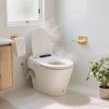 Bidet Toilet Seat in Australian bathroom