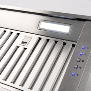 85cm Undermount Stainless Steel Rangehood - Controls