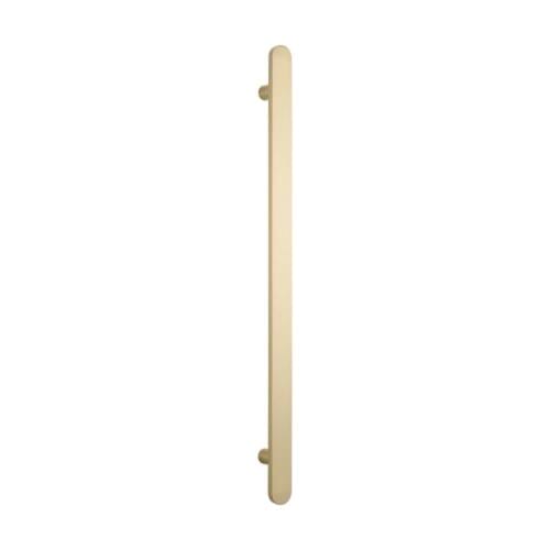 Flat Light Gold Vertical Heated Towel Rail