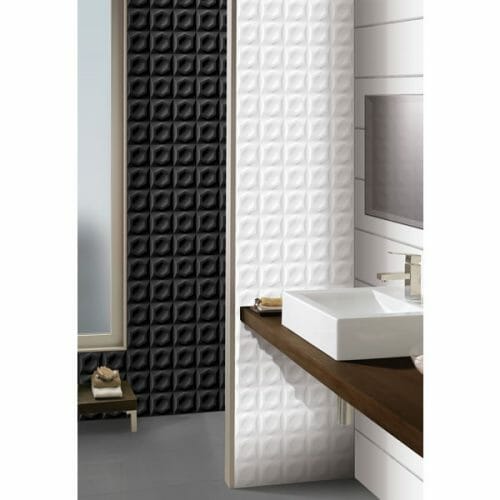 Foster Feature Tile White Black Feature Discount perth
