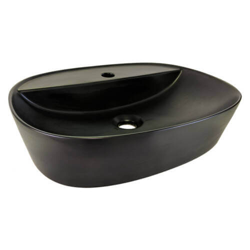 Cassino Vessel Matt Black Bathroom Basin