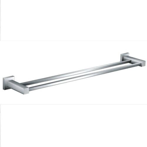 Square 900mm Double Towel Rail