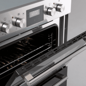 EO8060DX -Multifunction Double Oven – top oven open EO8060DX -Multifunction Double Oven - top oven open