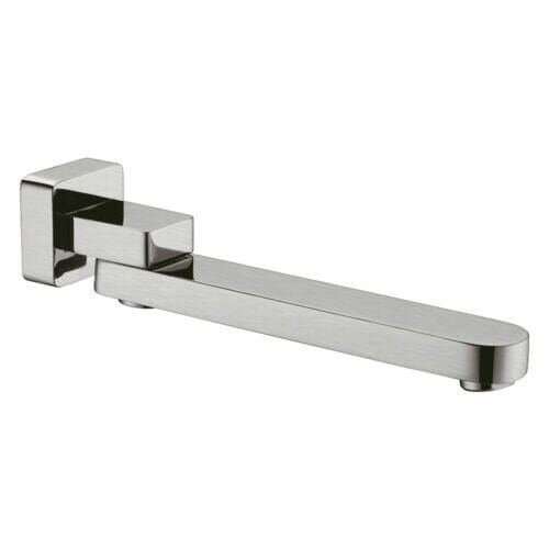 Bianca Brushed Nickel Wall Swivel Bath Spout