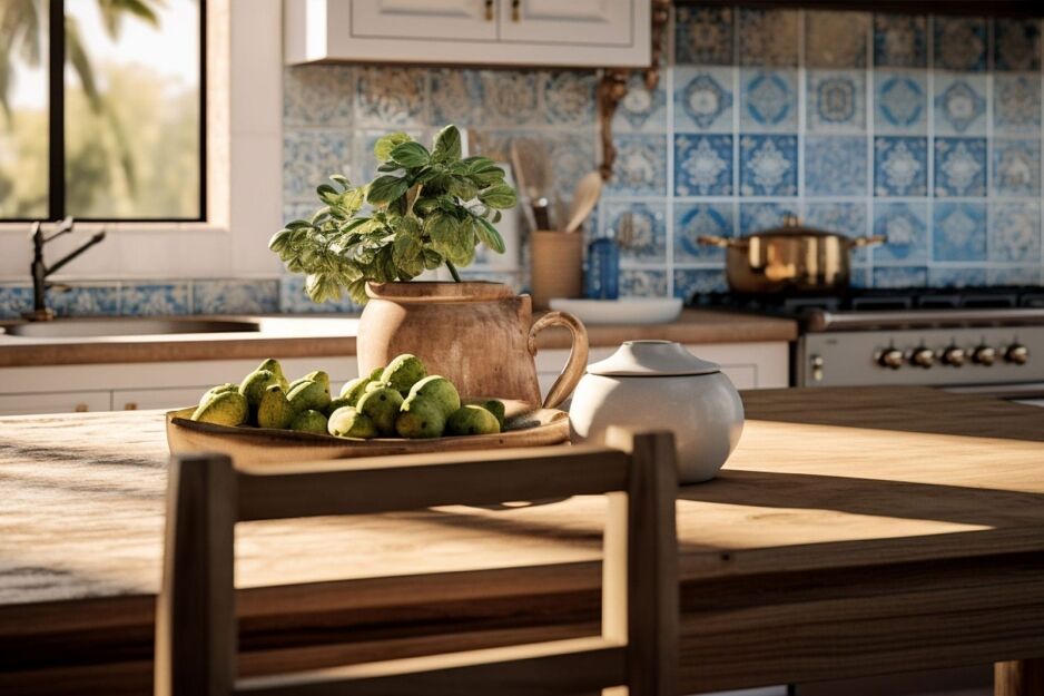 Encaustic Tiles for Kitchen Splashback