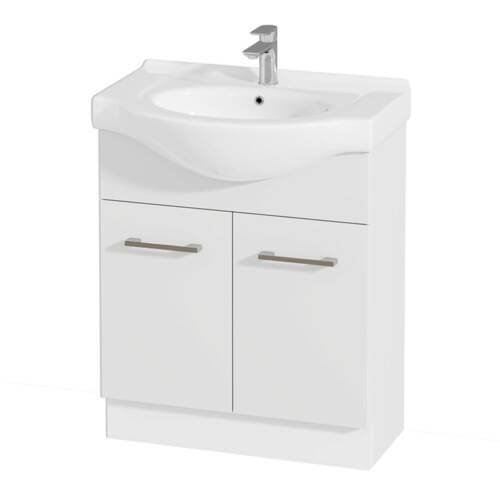 Jessica Semi-Recessed PVC Vanity Unit 75cm