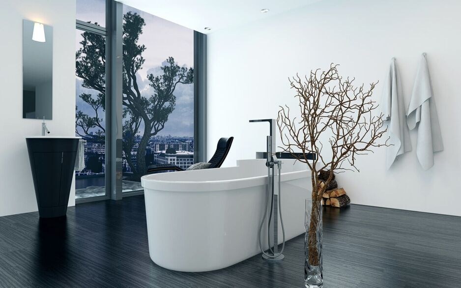 freestanding bath mixers