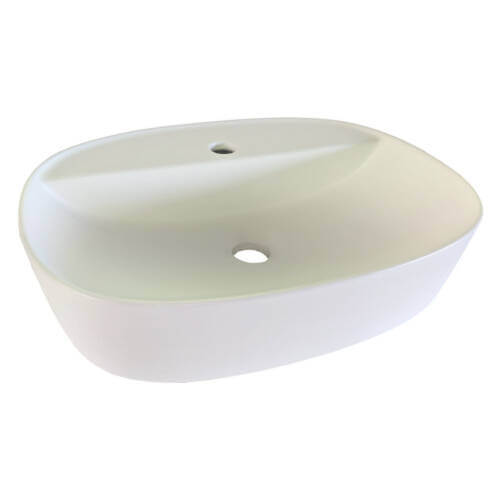Cassino Vessel Matt White Bathroom Basin