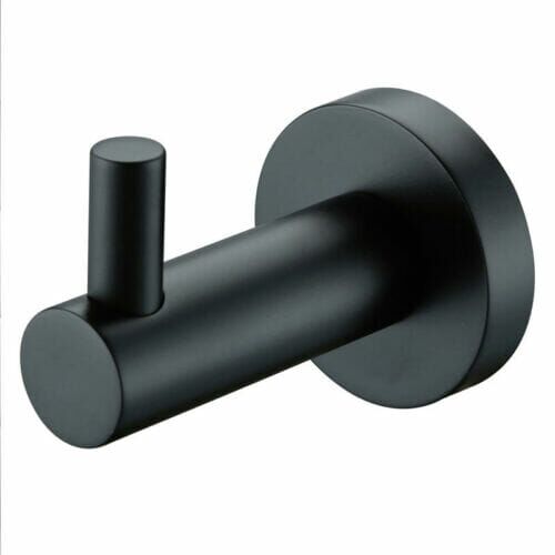 Black Round Robe Hook