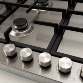 90cm Gas Slimline Cooktop - Control Knobs