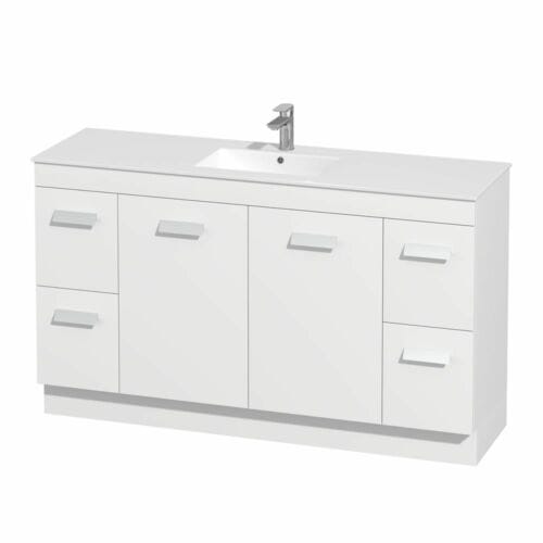 Erin PVC Vanity Unit 150cm Single Bowl