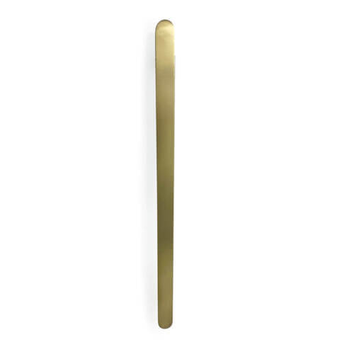 Flat Light Gold Vertical Heated Towel Rail