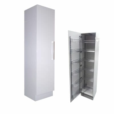 Single Door Pull Out Pantry/Linen Cupboard 60cm