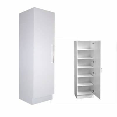 Pantry/Linen Cupboard Single Door 60cm with Extra Depth