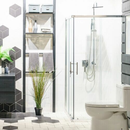 Torquay Square Slider Shower