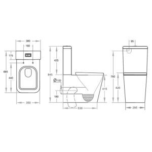 Cube Toilet Specs