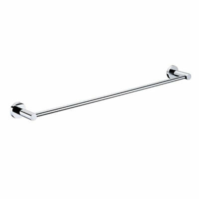 Round 900mm Single Towel Rail