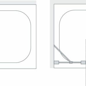 Curved Double Panel Bath Screen Specs