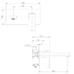 Cube Mixer Wall Set specs