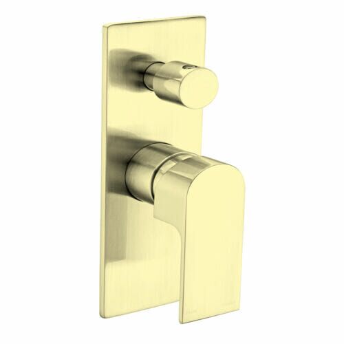 Bianca Wall Mixer with Diverter Brushed Gold