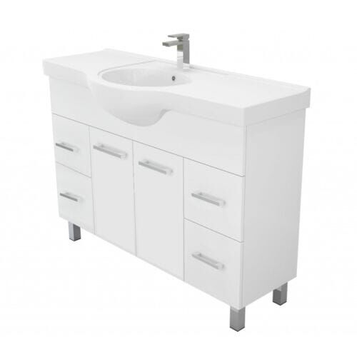 Charli Semi Recessed Solid Doors Vanity 120cm