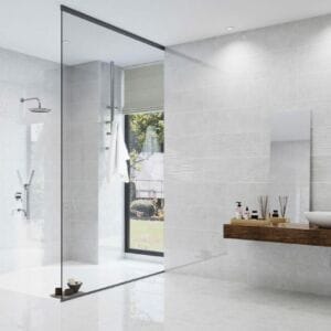 Serenity Granara Bone Gloss Wall Tile Installation