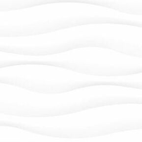 Charm White Feature Wave Gloss Wall Tile