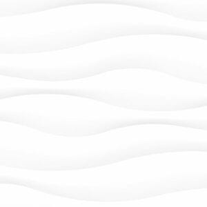 Charm White Feature Wave Gloss Wall Tile