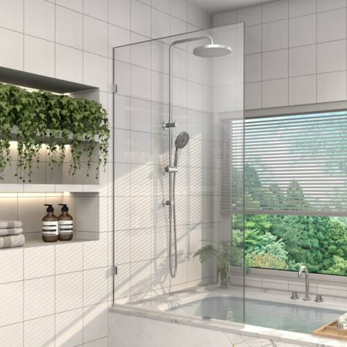 Alpine Fixed Square Bath Screen
