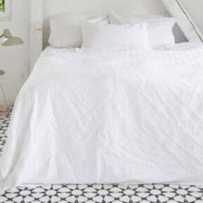 Bedroom with Heritage Magari Look Tile Flooring