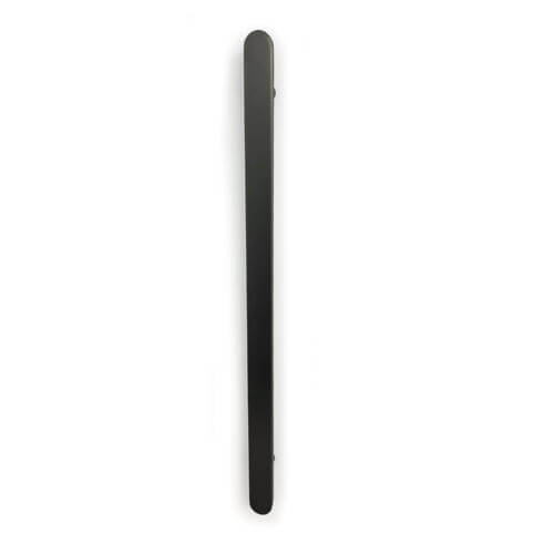 Flat Gunmetal Vertical Heated Towel Rail