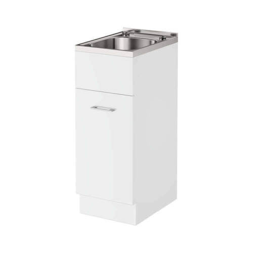 17 litre laundry sink and PVC cabinet