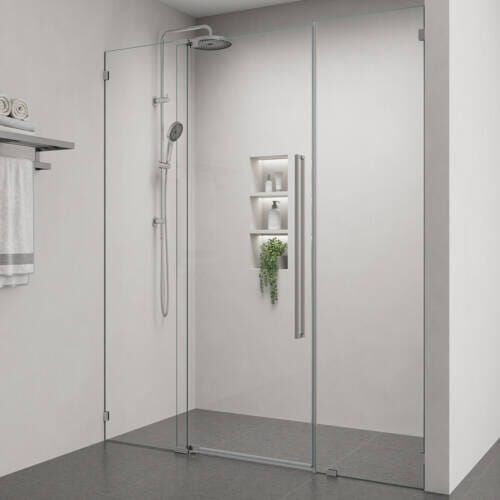 Alpine Frameless Centre Pivot Door
