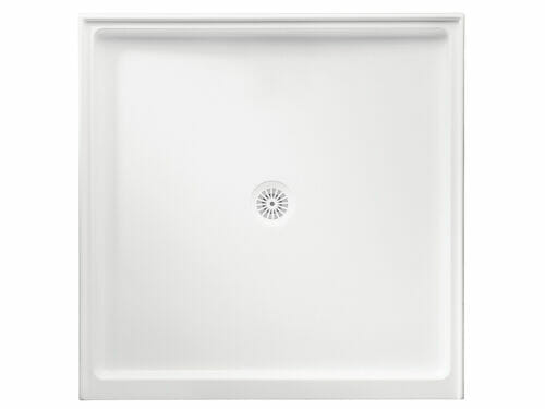 Flinders Square Shower Base With Centre Outlet