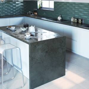 Essential Stone White Matte floor installation