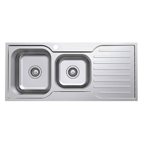 Classic Square 1080 - 1.75 Bowl & Drainer