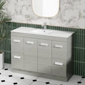 120cm PVC Woodlands Bathroom Vanity